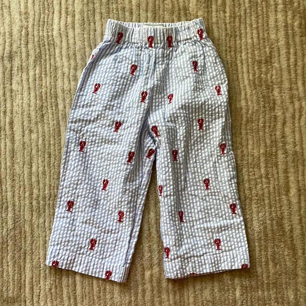 CPC childrenswear 18-24 months seersucker lobster pants